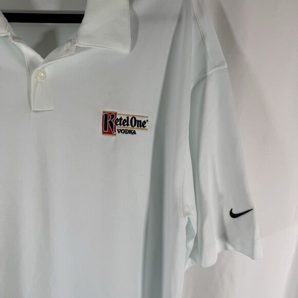 Ketel One Nike Golf Polo Men's XL Light Blue Short Sleeve Collared Dri Fit - Picture 4 of 13